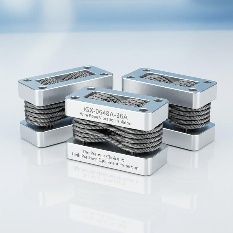 5Hz ~ 100Hz 절연 주파수로 다방향 진동 보호용 아연 도금 강선 로프 진동 절연체